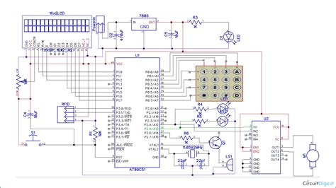 rfid based access control security systems using 8051 microcontroller at89c51|8051 microcontroller.